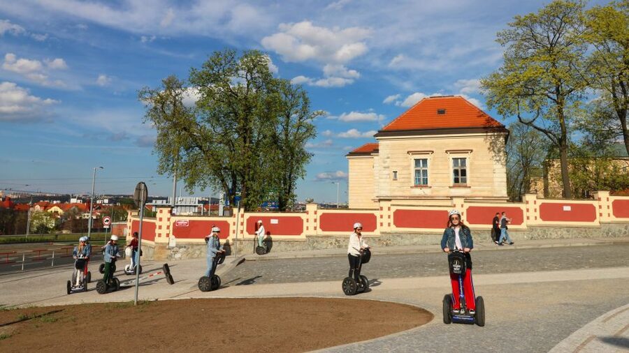 Prague: Segway Sightseeing Live-Guided Tour - Strahov Stadium and the green break at Maxe Van der Stoela Park