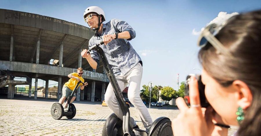 Prague: Segway Tour + Taxi Transfer & Monasteries mini-group - Segway training in real life, not theory