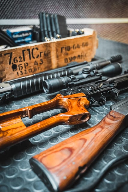 Prague: Shooting Range Experience - The weapon lineup: from Glock and revolvers to AR-15 and AK-47