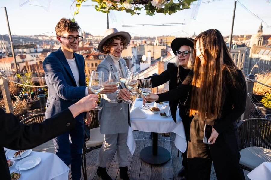 Prague: Sky Bar Aperitivo Menu with Drink & Panoramic Views - The Aperitivo Menus: What You Actually Get