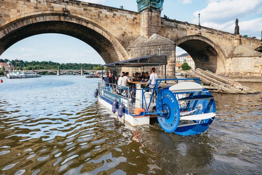 Prague: Swimming Beer Bike on A Cycle Boat - Key things to know before you go