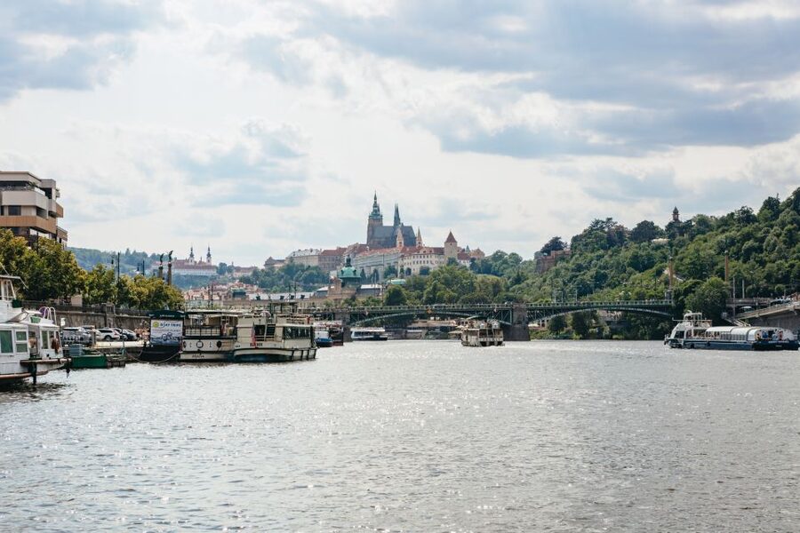 Prague: Swimming Beer Bike on A Cycle Boat - Kampa Island and the riverfront that feels different
