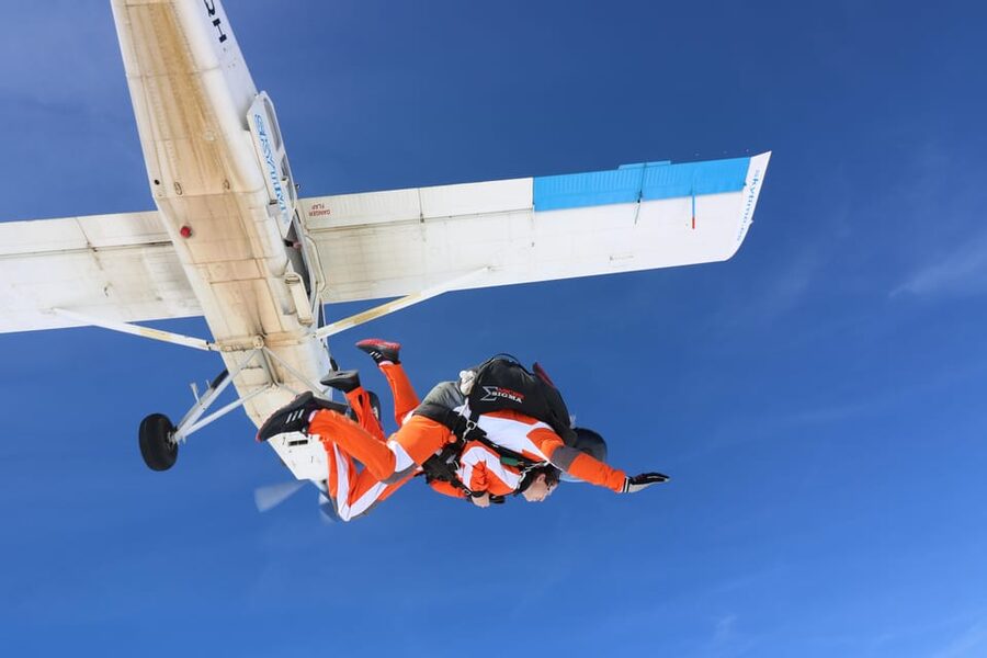 Prague: Tandem Skydiving 14,000ft over Prague with Transfers - The Jump and One-Minute Free Fall at 200 kph