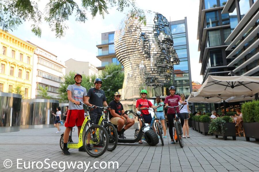 Prague: Tour by Electric Scooter or Cruiser eBike - If you choose the 3-hour version: Lookout Tower and extra central landmarks