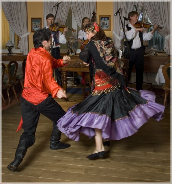 Prague: Traditional Folklore Evening with Dinner & Music - Dinner in the cellar: Czech food, plus drinks that keep pace with the show
