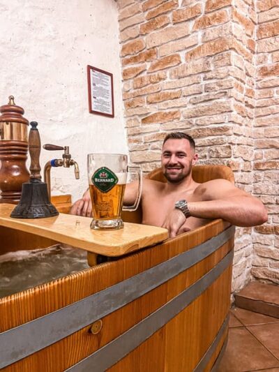 Ungelt Bernard Beer Spa with Beer & Optional Massage
