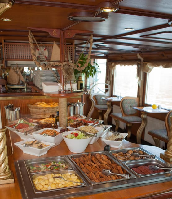 Prague: Vltava River Evening Dinner Cruise - Buffet Dinner With Czech and International Choices, Plus One Aperitif