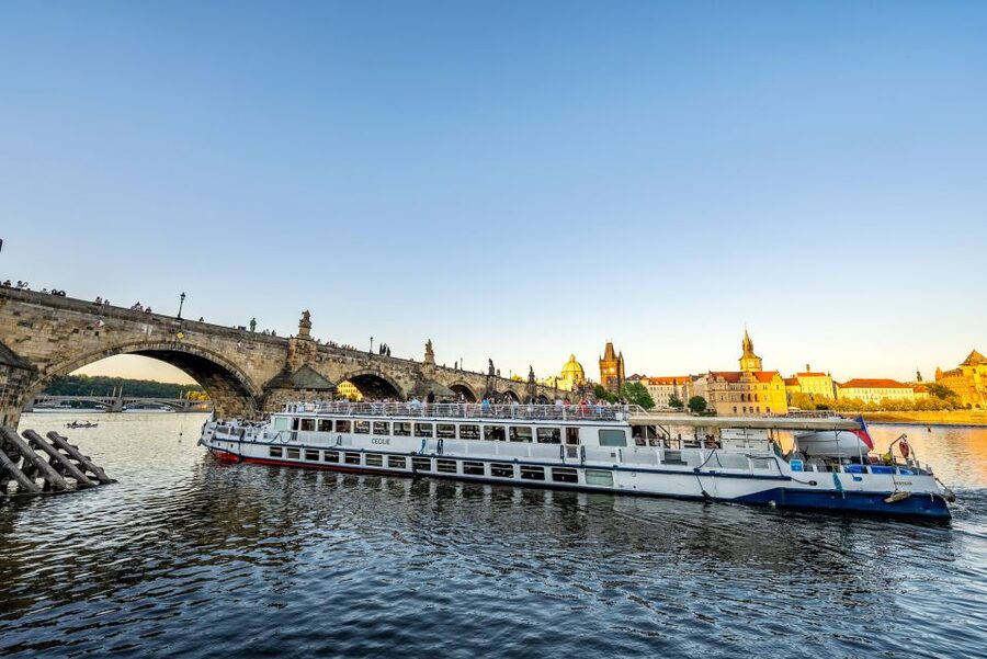 Prague: Vltava River Night Cruise with Buffet - Live Music on Board: Atmosphere Without Needing to Dress Up