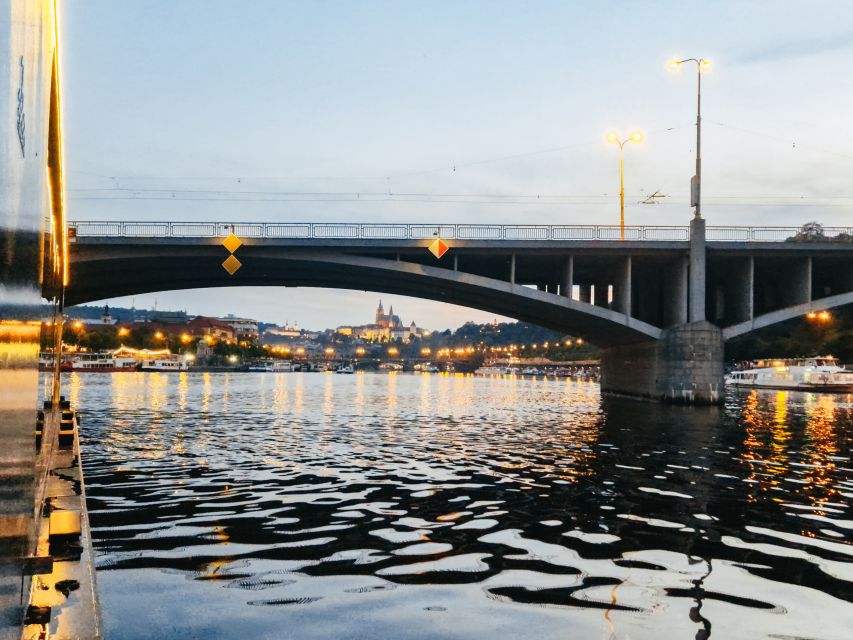 Prague: Vltava River Night Cruise with Buffet - The 3-Hour Route: Charles Bridge to Dancing House, Then Back to Castle Views