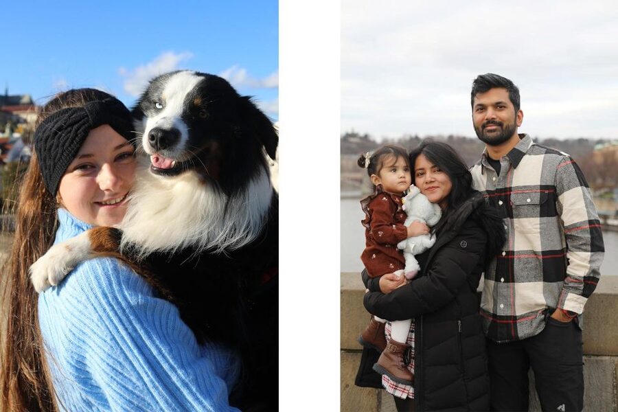 Professional photoshoot at Charles Bridge & Kampa island - Weather reality, rain can change plans