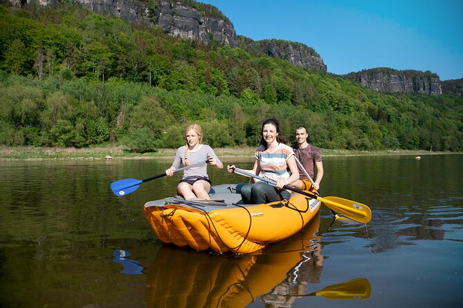 Rafting from Děčín to Bad Schandau and back on bikes - Choosing your return route: Elbe Cycle Route versus town time