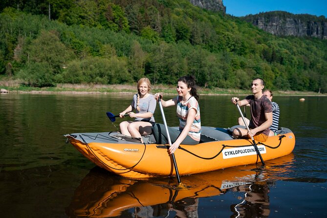 Rafting from Děčín to Bad Schandau and back on bikes - Price and value: why this costs about $36.12