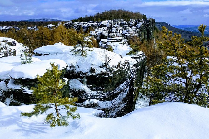 Terezin & Bohemian Switzerland from Prague: Bastei, Narnia & Café - Tiske stěny, the Narnia labyrinth walk: easy pace, big photo payoff