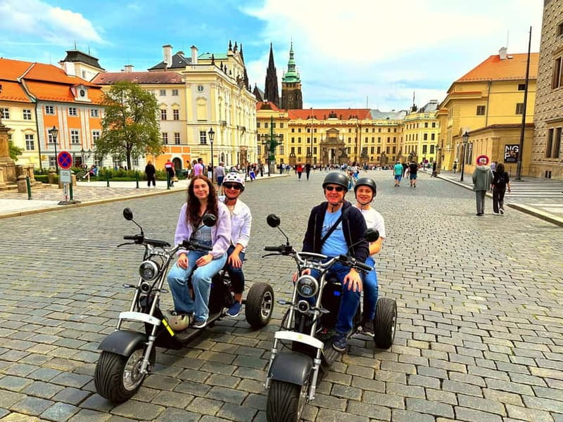 The best Trike Bike Prague city tour - John Lennon Wall to Kampa Island, graffiti, gardens, and river calm