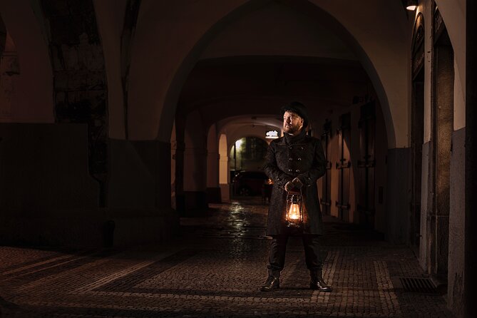 Walking Night Tour Ghost Stories and Legends of Prague's Old Town - Final moment: the edge of a medieval cemetery