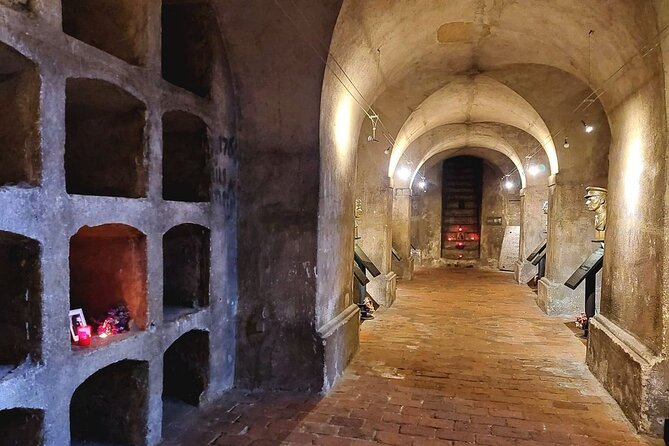 WWII in Prague Tour & The Crypt of Operation Anthropoid - The National Memorial crypt and museum below: intense, but meaningful