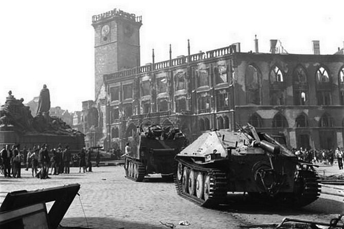 WWII in Prague Tour & The Crypt of Operation Anthropoid - Meeting at Powder Tower, then a quick context setup